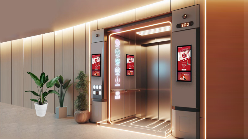L'impatto della pubblicità degli ascensori sul riconoscimento del marchio
