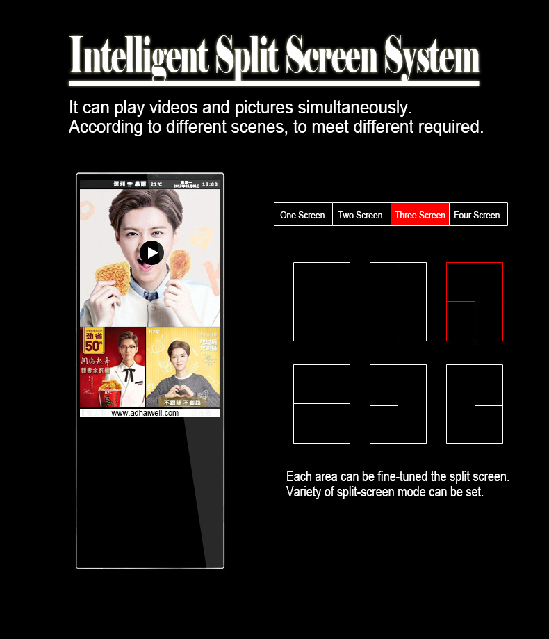 Ultrathin Portable Digital Poster Display LCD ADS MEDIA (5)