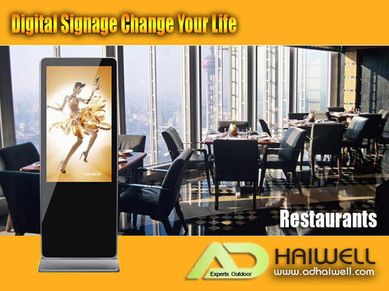 Restauranti digitali-LCD-Segnale-Restauranti