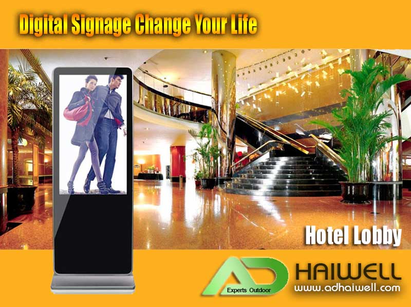 Digital-LCD-Segnale-applicazione-Hotel-Lobby