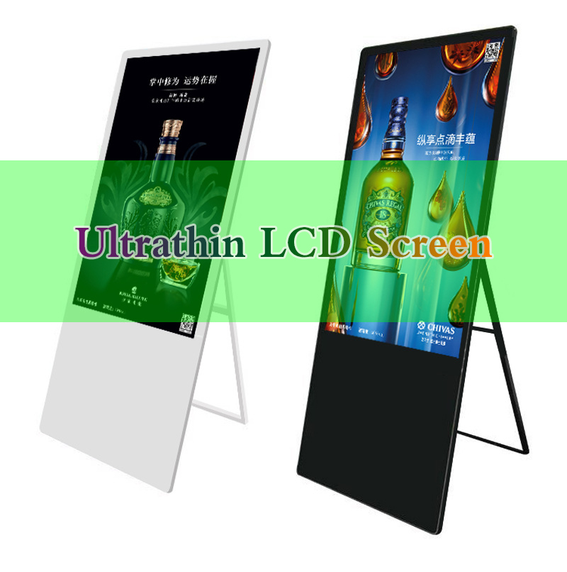 Media display ultrasottile portatile con display LCD digitale (1)