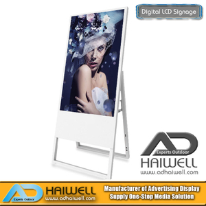 Schede pubblicitarie per display LCD per interni con poster digitale ultrasottile da 43 "