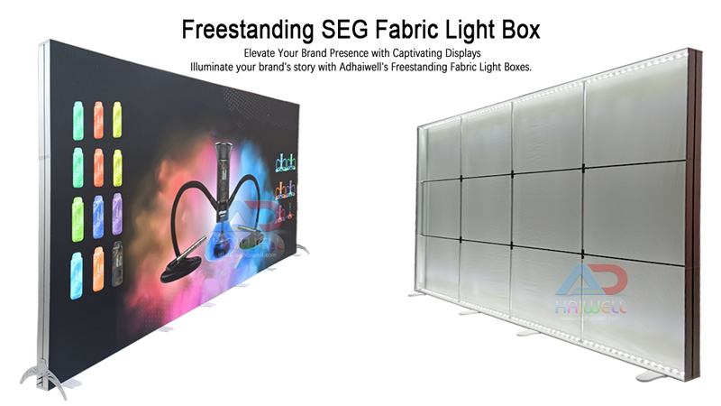 Perché scegliere le scatole luminose in tessuto SEG autoportanti personalizzabili