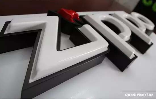 Lettere 3D Blister di plastica acrilica che forma il luminoso