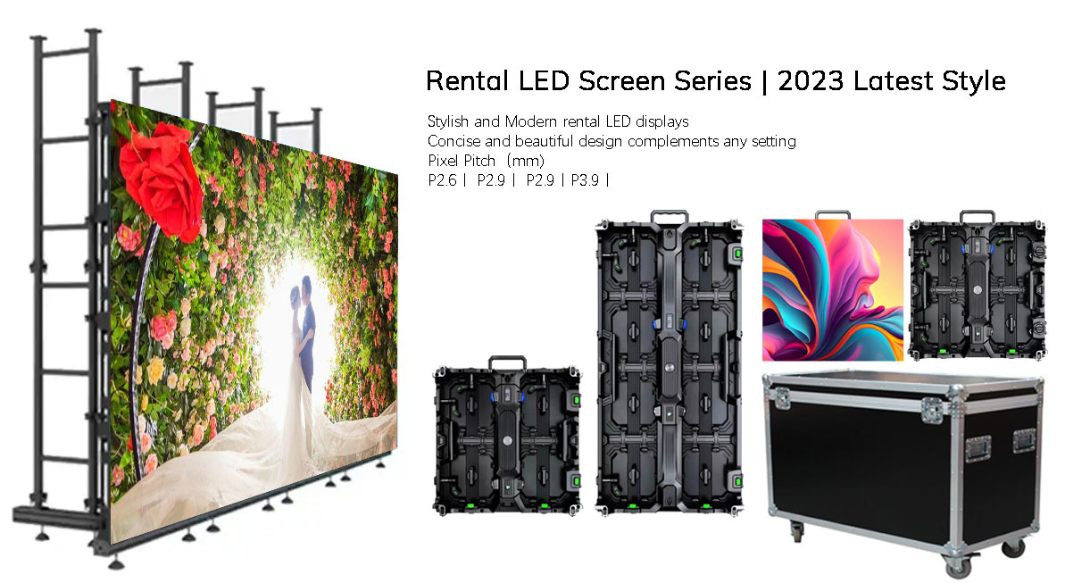 2023 Display dello schermo LED di affitto più recente