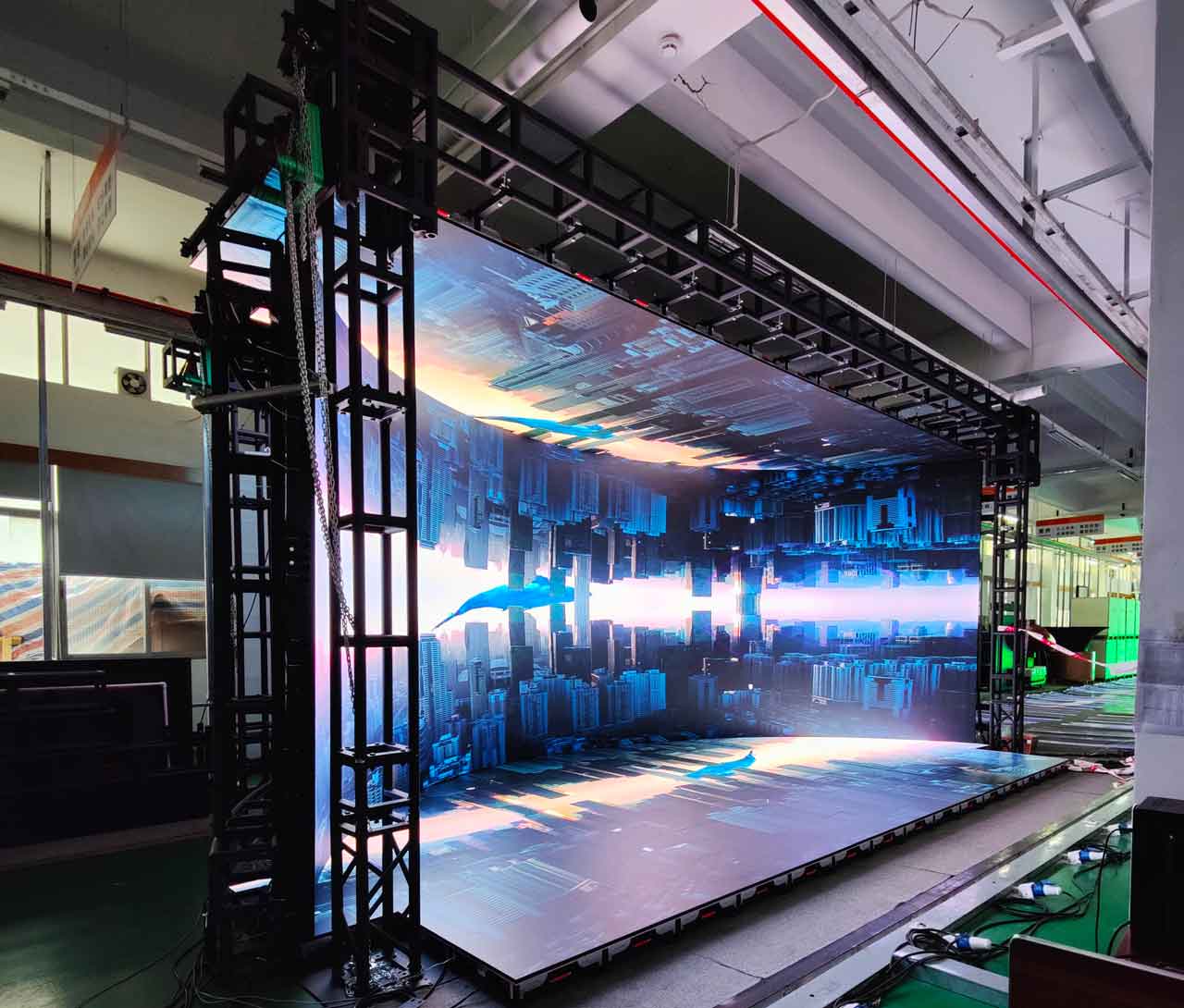 XR-Stages-and-Film-Studios-Virtual-LED-Schermo a muro