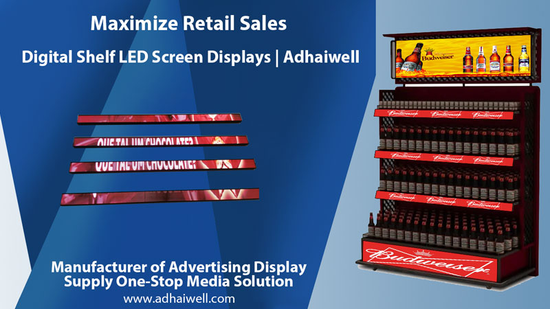 Come salire alle vendite al dettaglio con schermi a LED di scaffali digitali?