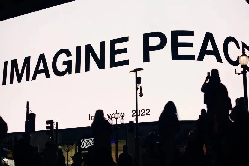 Immagina la pace di Yoko Ono