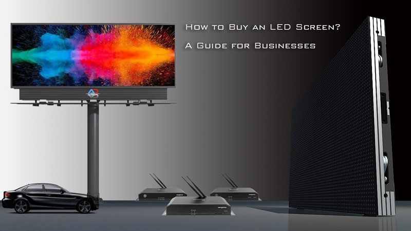 Come acquistare uno schermo a LED: una guida per le aziende