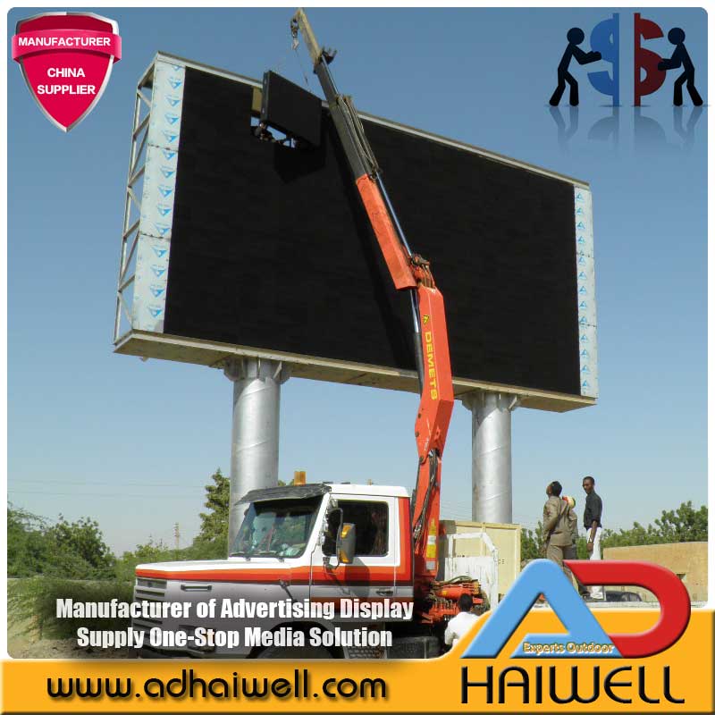 Struttura per cartelloni pubblicitari per schermi pubblicitari a LED SMD per esterni 10mx5m 