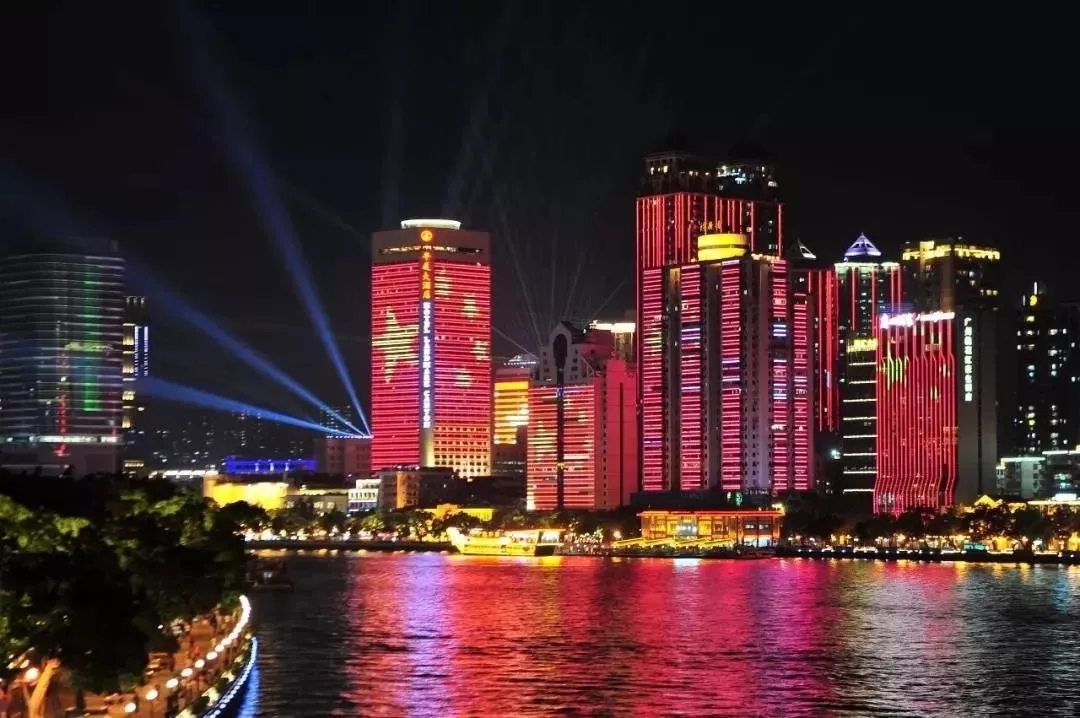 l'esposizione trasparente a LED per la Cina giorni nazione