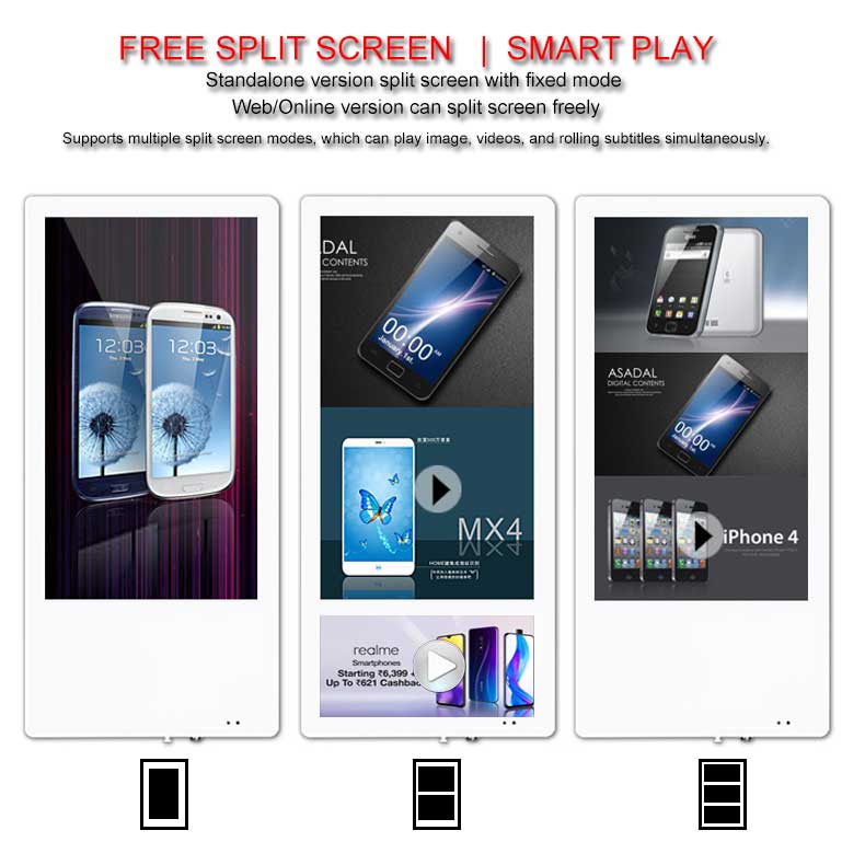 Display multimediale LCD ascensore Smart Player