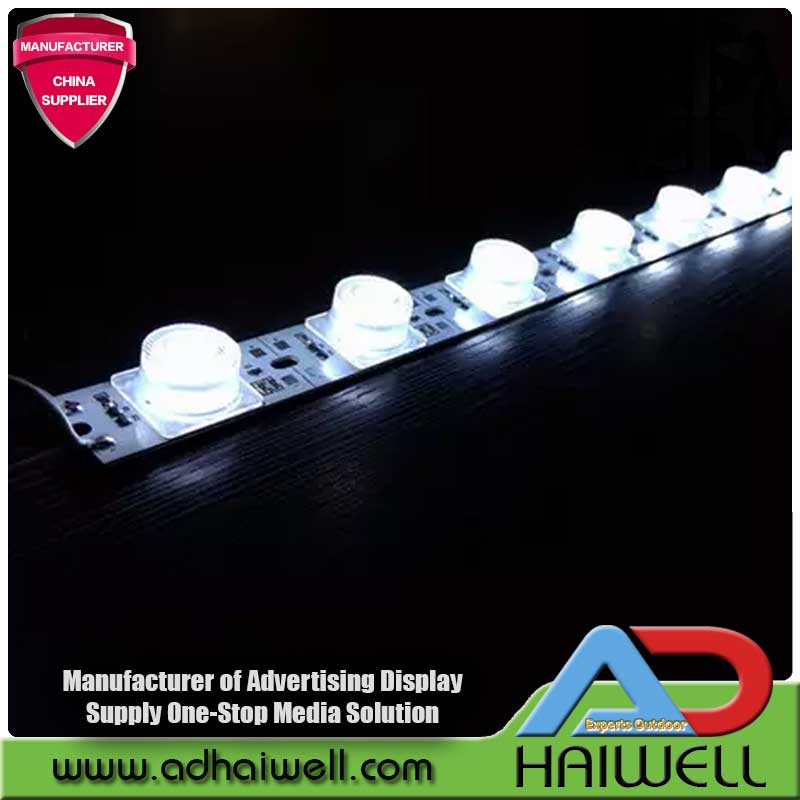 Illuminazione a LED ad alta potenza per lightbox in alluminio con rivestimento in tessuto